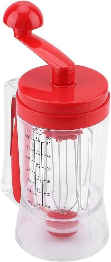 Beslagmixer Dispenser Beslag Blender Gebak Maken Ingebouwde Garde 215 cm Transparant
