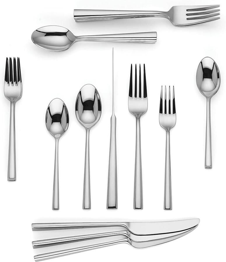 Bestekset Dinertafel Mooie maaltijden Roestvrij staal 20-delig Metallic