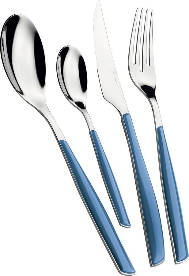 Bestekset Glamour Servies onderdelen Tafel dekken Innovatief design 24-delig Blauw