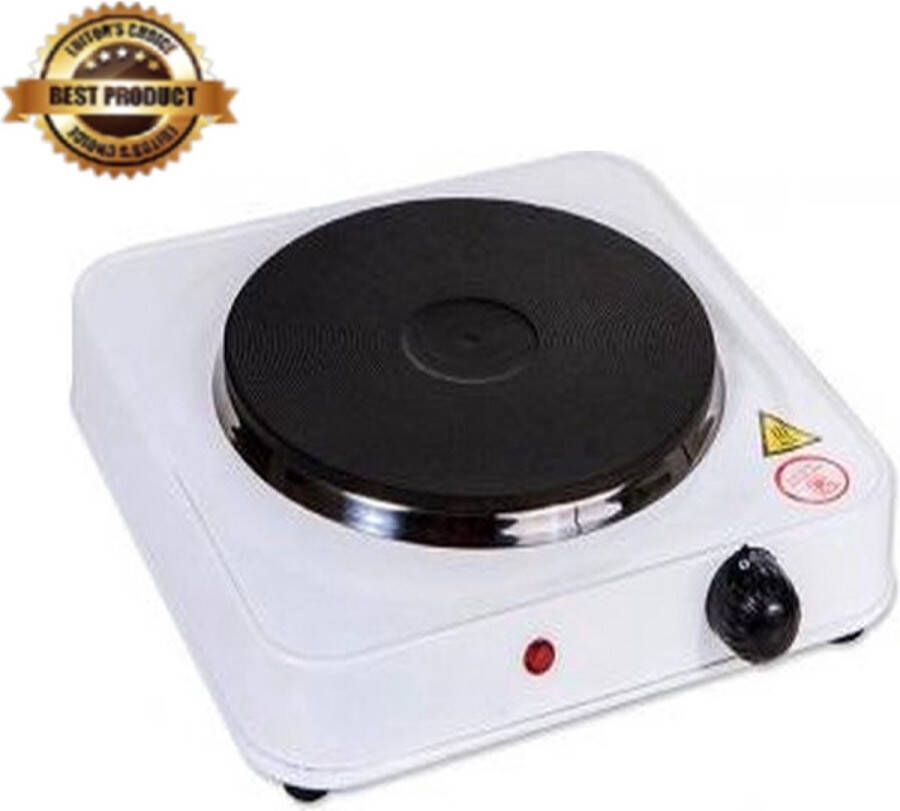 Bestes -Electrische Kookplaat Enkel Kookplaat Warmhoudplaat 1000 W 23 x 23 x 7 cm Wit Luxe 1 Kookzone 1 Pits