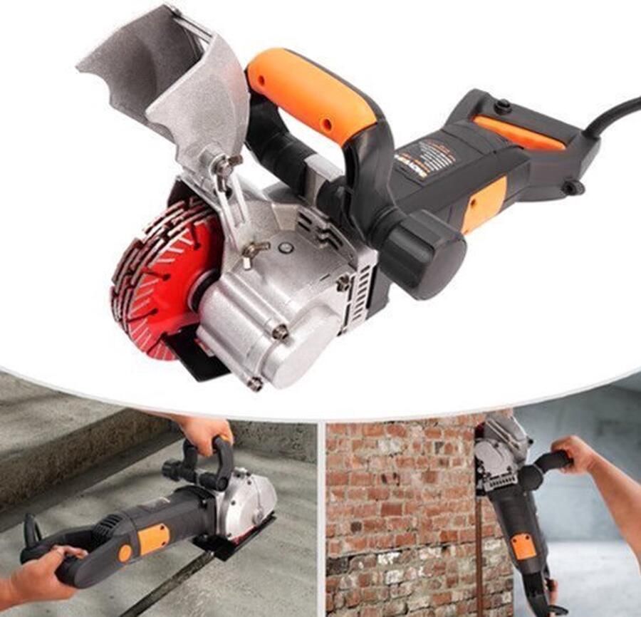Betonsnijmachine Elektrisch 4800 W Vermogen 133 mm Zaagblad ABS Aluminium Voor Beton En Staal