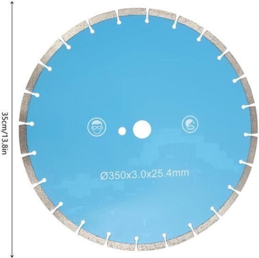 Betonzaag Elektrisch 3500 W Vermogen 14 Inch Diameter Aluminium En Koolstofstaal Voor Metalen En Beton Snijden