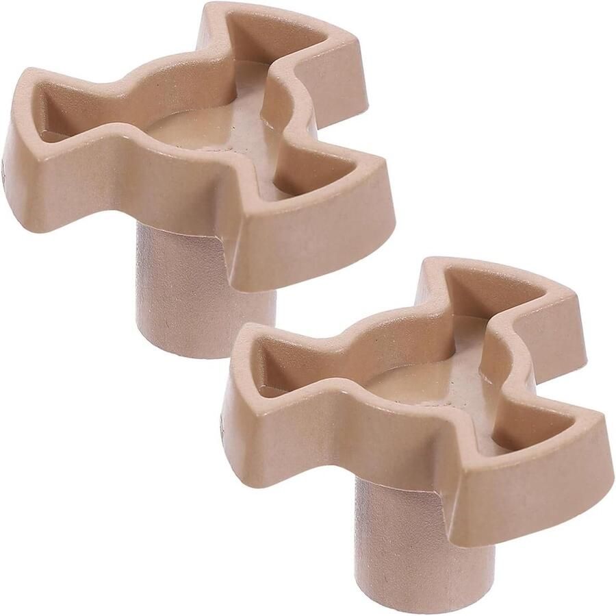 BETOOKY 2 Stuks Y-vormige Koppelingsas voor Microgolfoven Draaibare Tafelsteun Draaikern Glasplaatverbindingsas -model