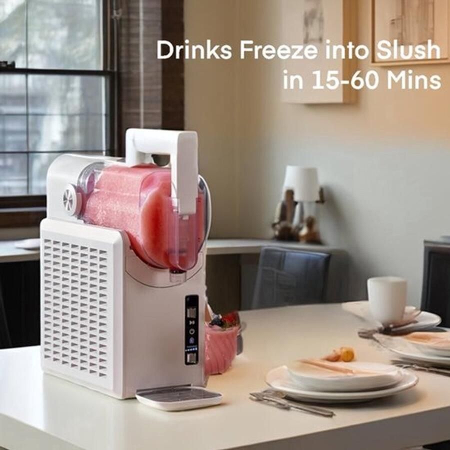 Bevroren Drankjes Machine – Slushmaker – Smoothie Maker – Milkshake Machine – 2 Liter Volume – Snelle Invries Technologie – Zelfreinigend Systeem