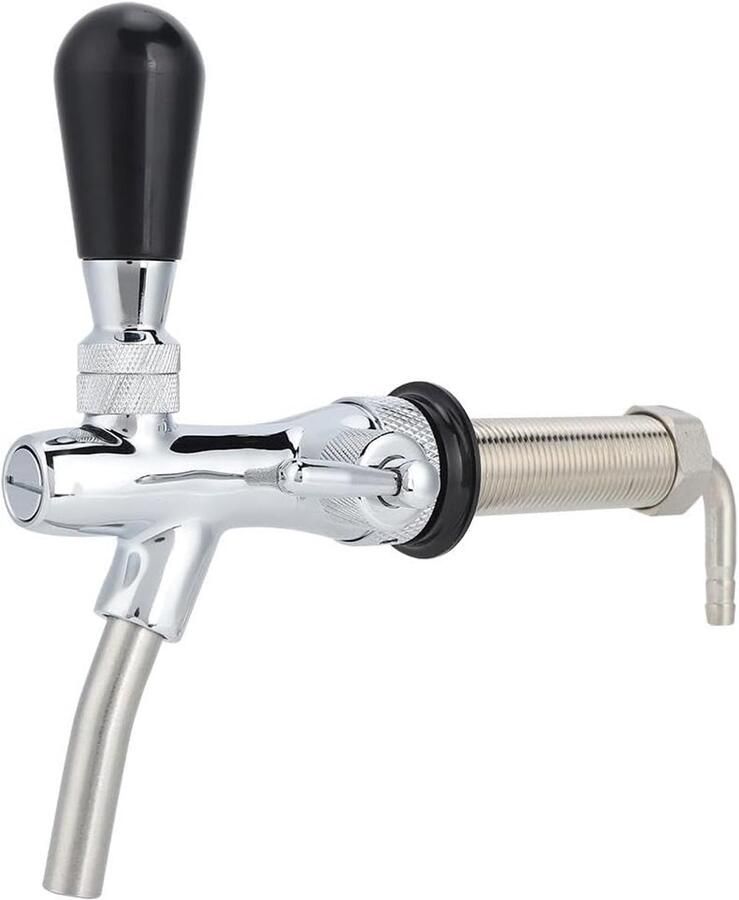 Bierkraan G5 8 verstelbare tapkraan bierkraan verchroomde tapconnector verlengd met 98 5 mm voor thuisbrouwbar ShopVlot