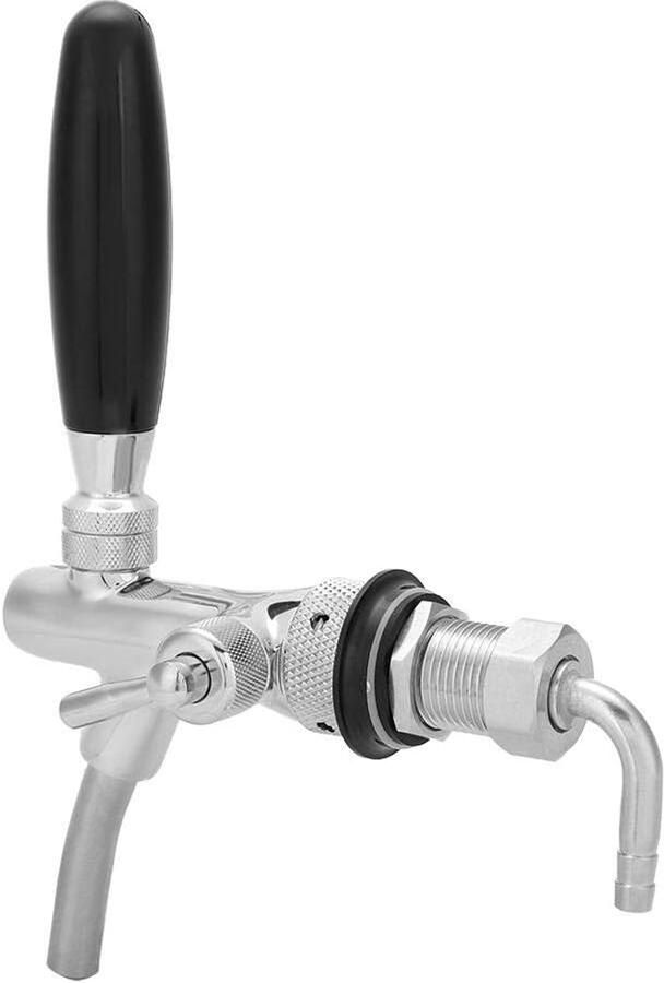 Biertap G5 8 Verstelbaar Roestvrij staal Verchroomd Flow Control Ideaal voor Thuis Bar m-winkel