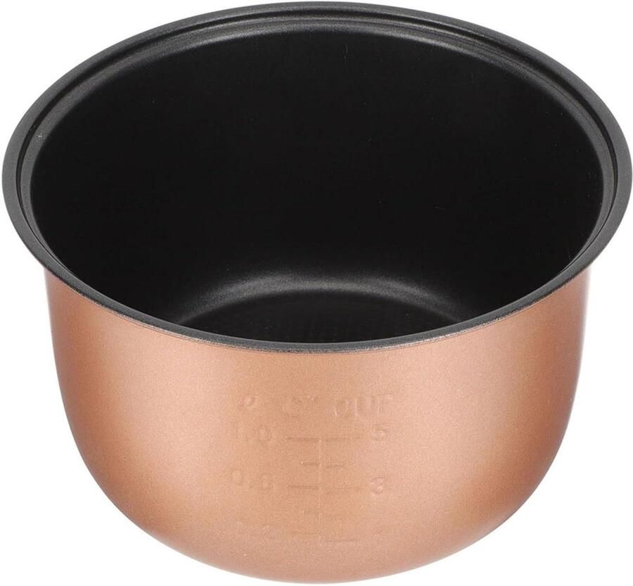 Binnenpan Rijstkoker Reserve Pan Koken en Bakken Antiaanbaklaag 3 Liter Rose Goud