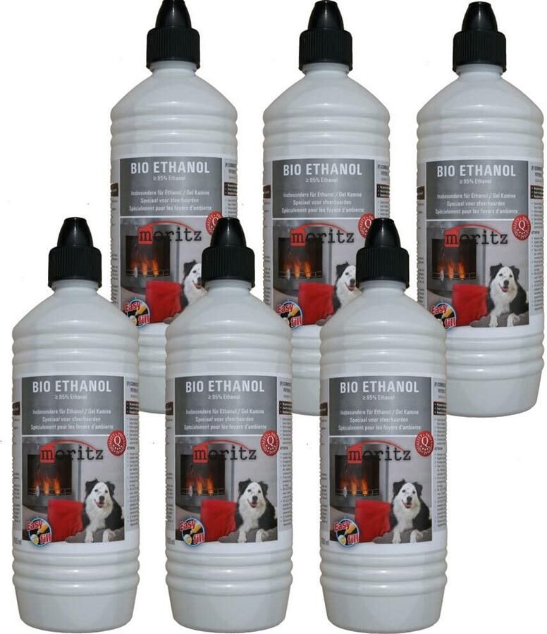Bio-ethanol 6 x 1000 ml voor open haard en outdoor oven - Foto 2