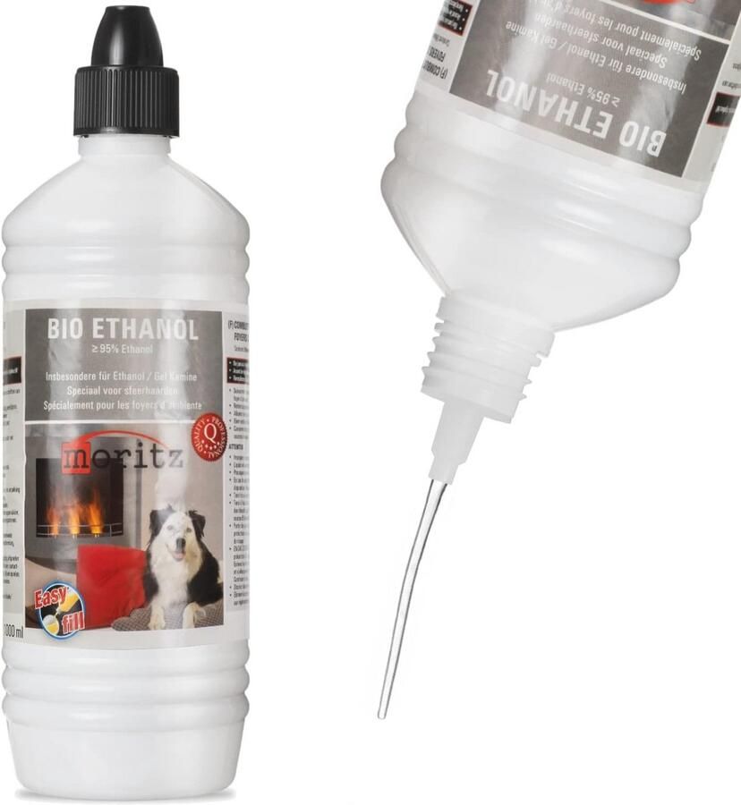 Bio-ethanol 6 x 1000 ml voor open haard en outdoor oven