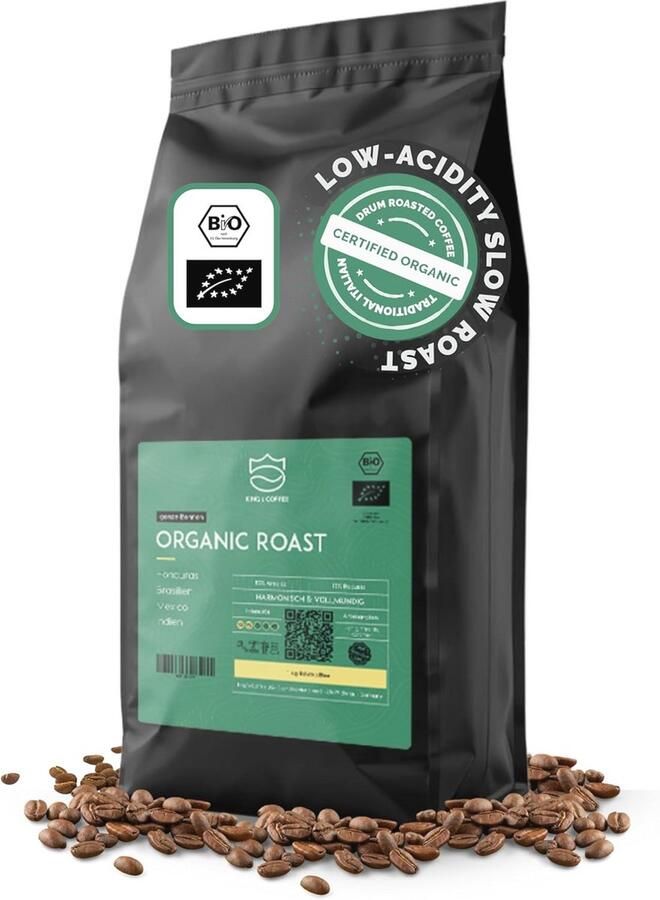 Biologische Espresso Beste Arabica-Robusta Melange Koffiebonen voor Volautomatische Machines 1 kg
