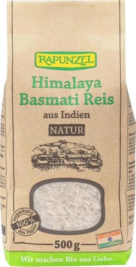 Biologische Himalaya Basmati Rijst Natuur Volkoren (3 kg)