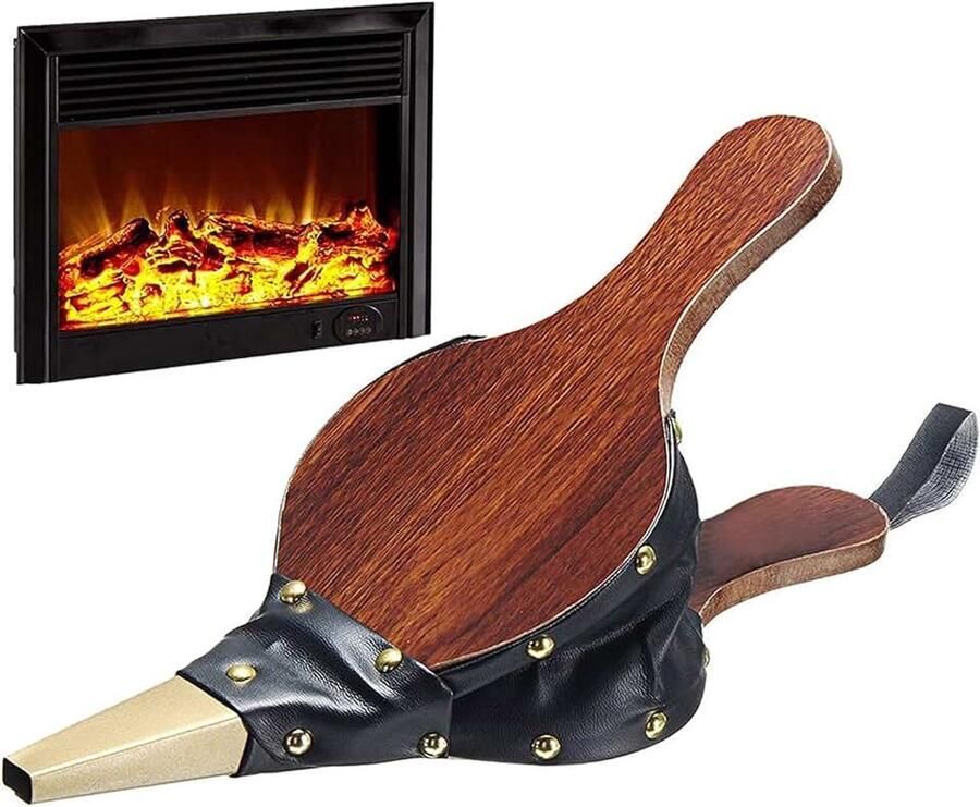 Blaasbalg Voor Open Haard en Barbecue 30 5 x 12 5 cm Voor Vuur Outdoor Koken Picknick