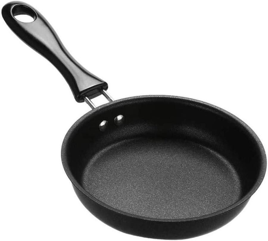 Black Pan Nit -stick frituren Pan IJzeren Bray Pan Home Keukengereedschap Accessoires Portable Kleine koekenpan Octopus feet