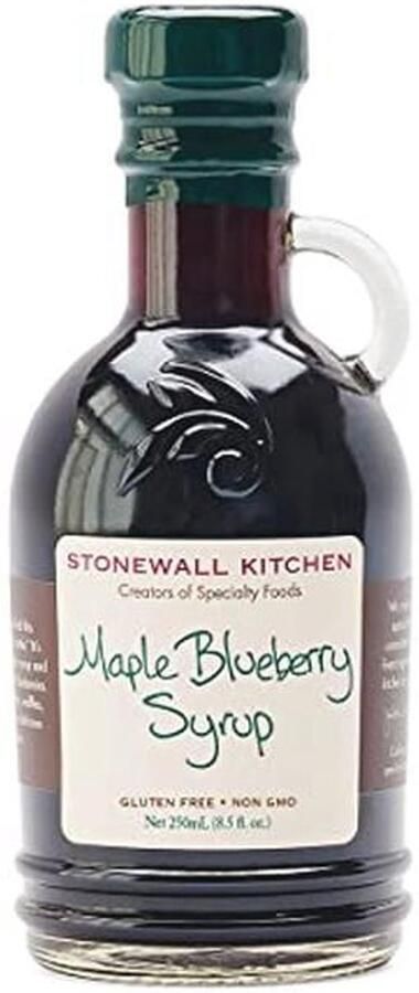 Blauwe Bessen Ahornsiroop 250ml Voor Pannenkoeken Desserts en Dranken