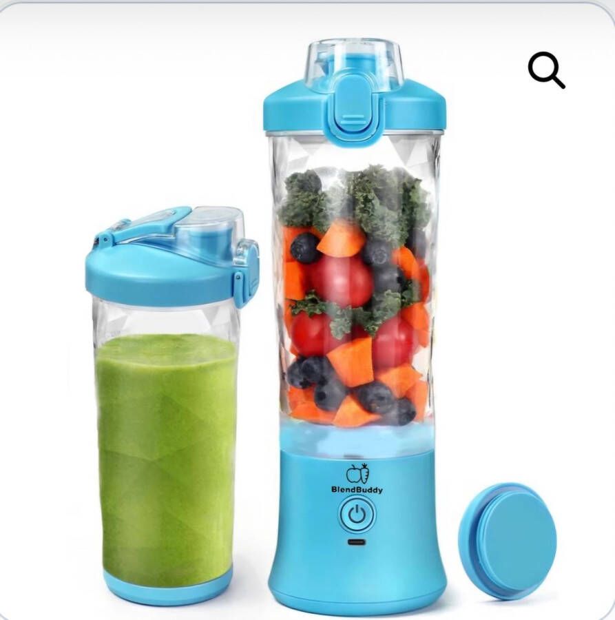 BlendBuddy draagbare Smoothie blender 600ml USB oplaadbaar