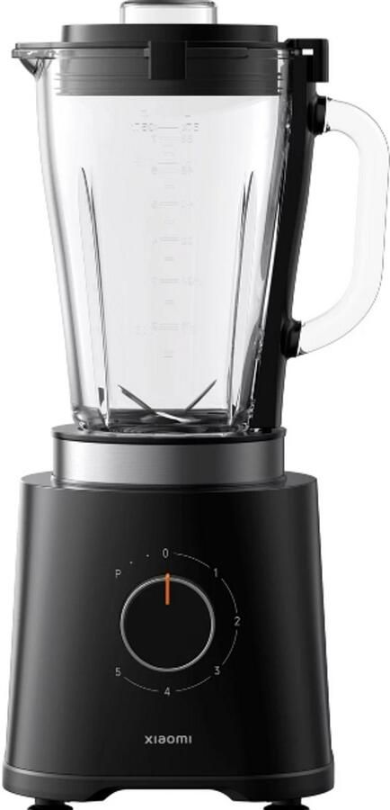 Blender 1 75L – Krachtige Smoothie Blender – 6 Snelheden – Voor Smoothies Shakes Soepen en Sauzen – Zwart