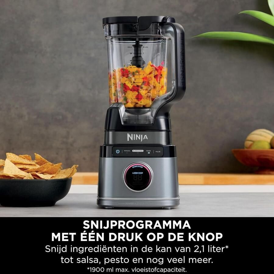 Blender 1200W krachtige mixer met 2L kan Smoothie Blender 1900ml capaciteit ijs crushen groente hakken vaatwasserbestendig