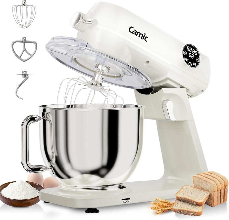 Blender 1800 W wit robuuste metalen behuizing perfect voor deegbereiding ShopVlot