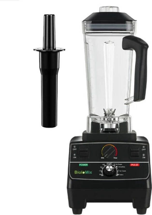 Blender 2L BPA-vrij Jar 2200W Foodprocessor Pre-geprogrammeerde Instellingen Variabele Snelheid Ideaal voor Smoothies IJs en Soepen Grote 2L capacitei Standaard