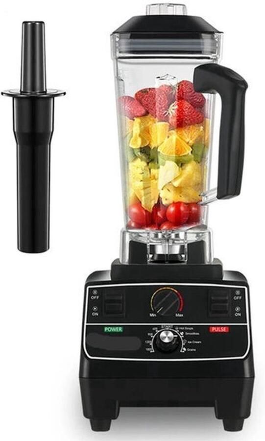 Blender 2L BPA-vrij Jar 2200W Foodprocessor Pre-geprogrammeerde Instellingen Variabele Snelheid Ideaal voor Smoothies IJs en Soepen Grote 2L capacitei - Foto 2