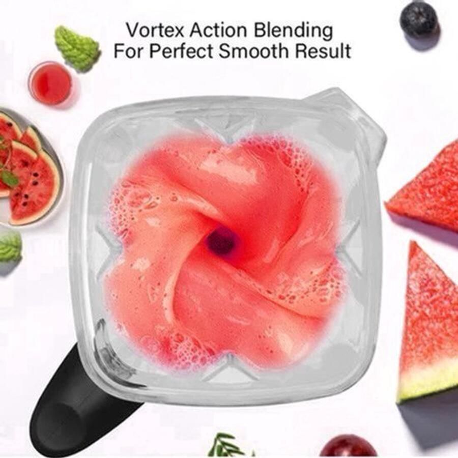 Blender 2L BPA-vrij Jar 2200W Foodprocessor Pre-geprogrammeerde Instellingen Variabele Snelheid Ideaal voor Smoothies IJs en Soepen Grote 2L capacitei