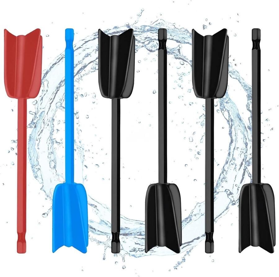 Blender Accessoire voor Hars Mengen 6 Delen Epoxy Mixer Klopper Roerstaaf voor Verf en Keramische Glazuur