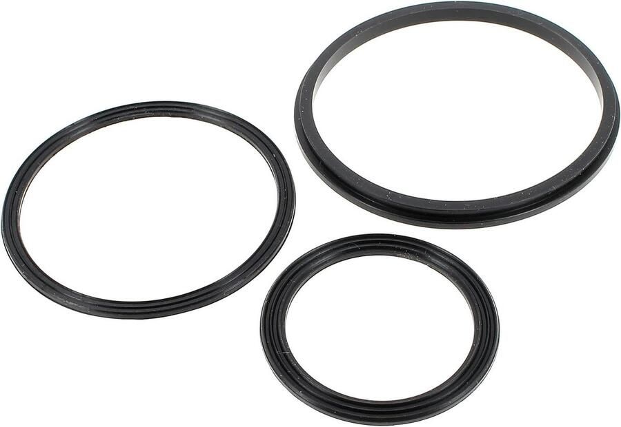Blender Afdichtingen Pakking Set Apparaat Reparatie Originele Pasvorm 3 Stuks Transparant