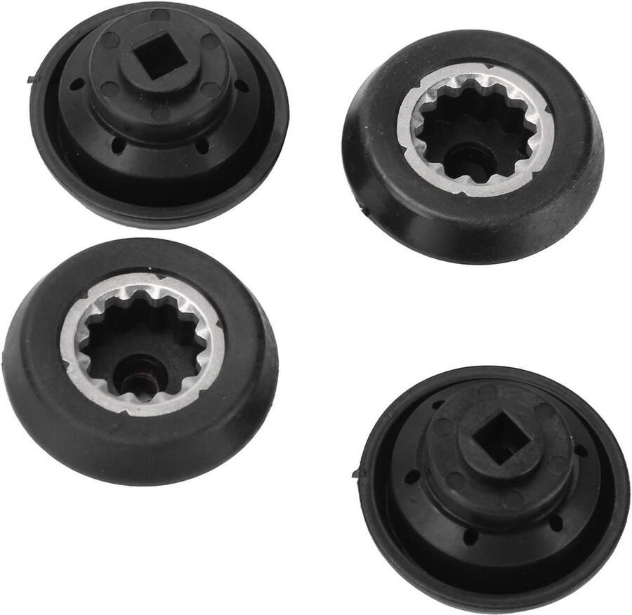 Blender Basisuitrusting Sapcentrifuge Onderdelen Mixen en Malen Krachtige Transmissie 4-pack Schroeven Zwart