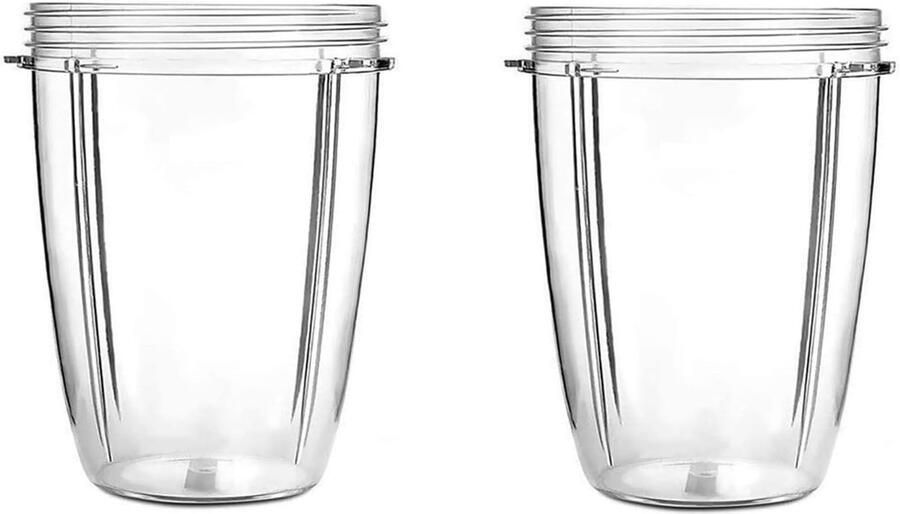 Bekers voor Blender Reserveonderdelen Smoothies Maken Lekvrije Sluiting 24 Oz Transparant - Foto 2