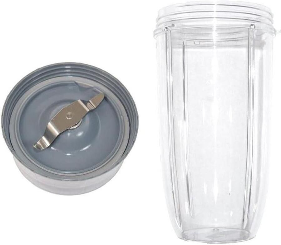 Blender Cup Set Mok Accessoires Smoothies Maken Vervangende Onderdelen 500ml Transparant