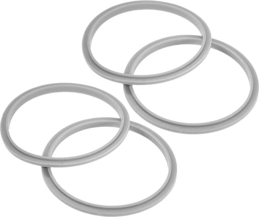 Blender Gasket Vervangingsringen 4 Stuks Rubber Perfecte afdichting voor Nutrib 600 900 Series ShopVlot