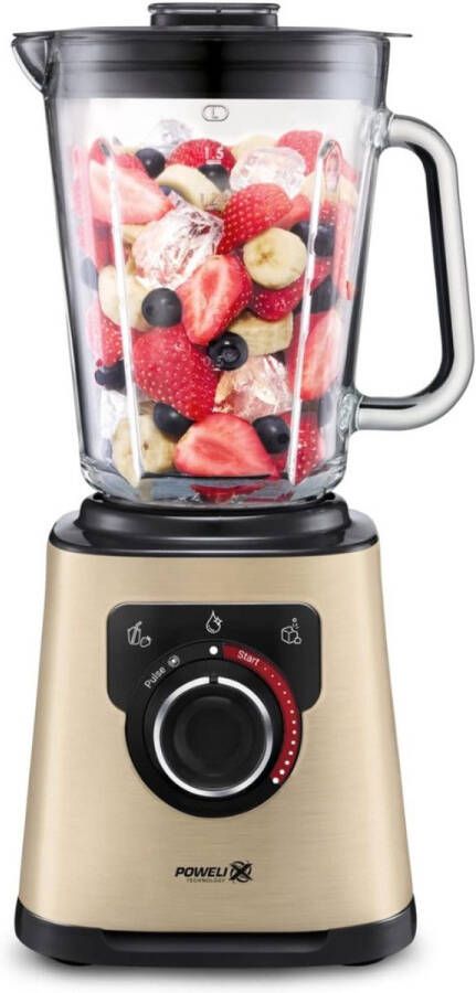 Blender Glazen Kan Krachtige Blender Met Glazen Kan Smoothie Blender 1 5 Liter 1200 W Smoothie Maker RVS Blender To Go Variabele Snelheid Met Glazen Reservoir Warme en Koude Bereidingen