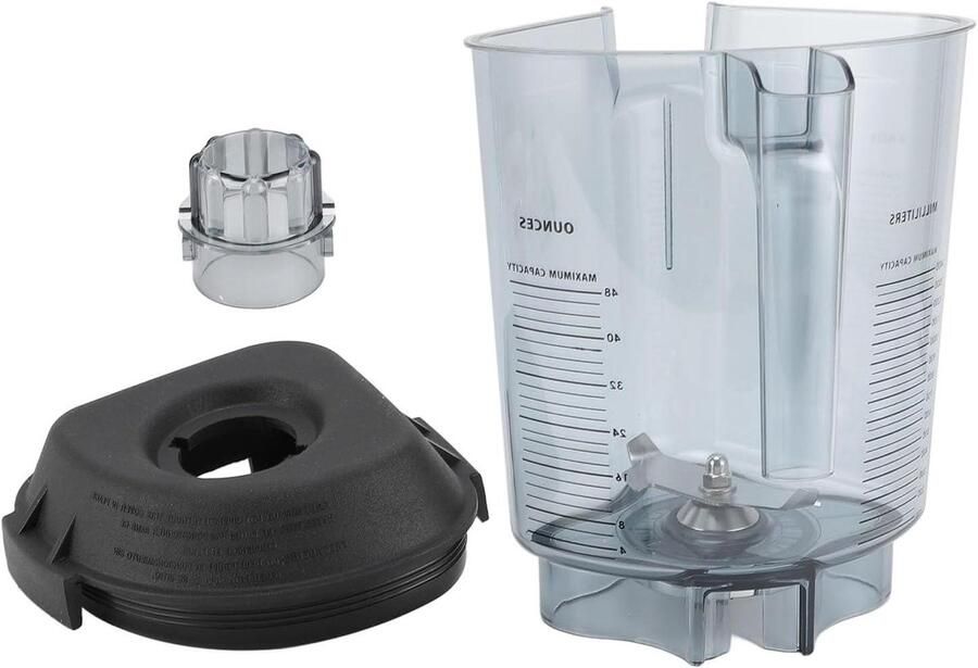 Blender Kan Vervanging Mixer Beker Smoothies Maken Roestvrijstalen Messen 48 oz Transparant
