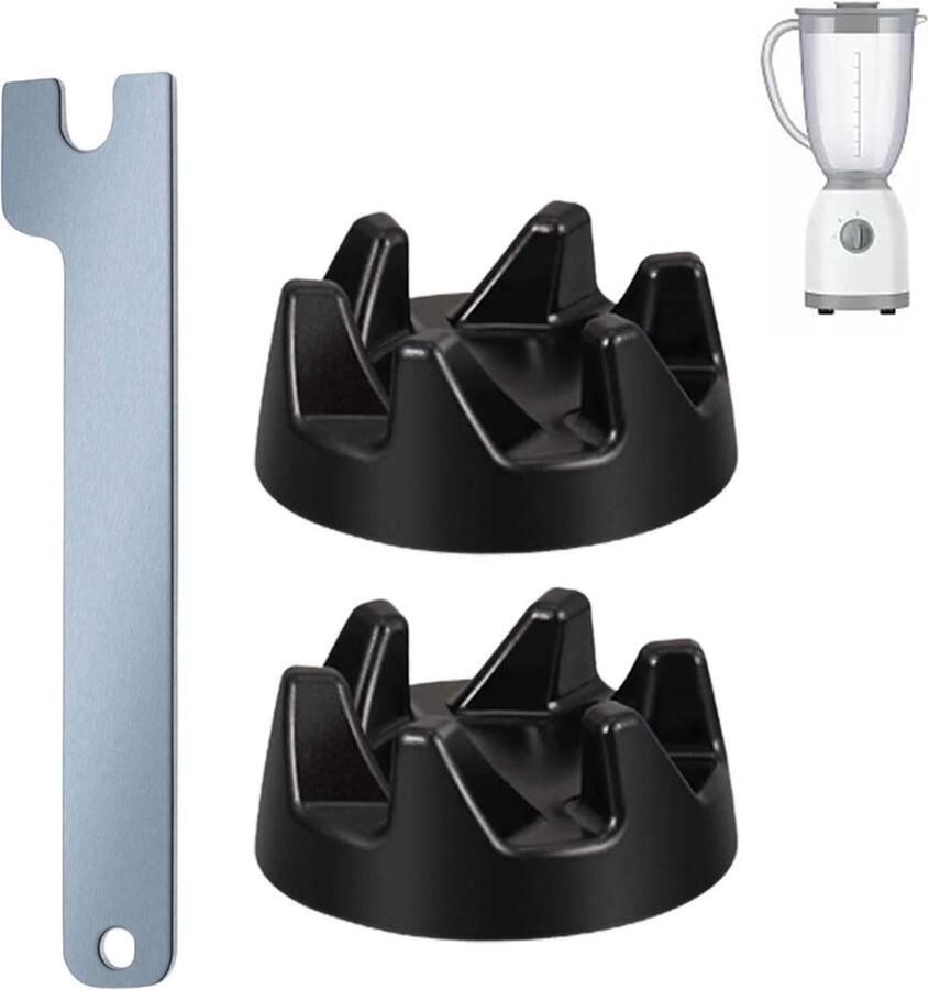 Blender Koppeling Mixer Onderdeel Apparaat Repareren Universele Pasvorm 36mm Buitendiameter Zwart