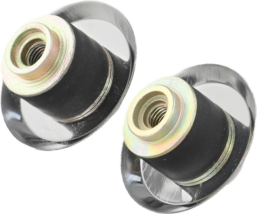 Blender Koppeling Onderdelen Reparatieset Blender Repareren Metalen Aandrijfas 2 Stuks Zilverkleurig