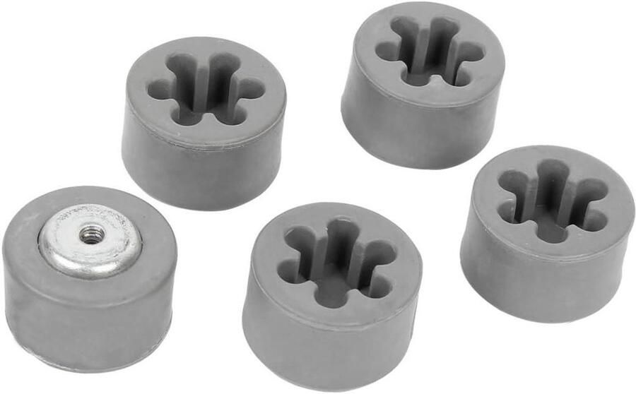 Blender Koppelingskoppeling Rubber Koppeling Keukenmachine Reparatie Pluim Bloem Ontwerp 32mm Diameter Grijs