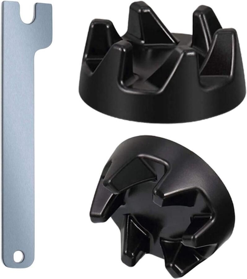 Blender Koppelingsset Mixer Onderdelen Keukenapparatuur Reparatie Universele Pasvorm 2 stuks Zwart