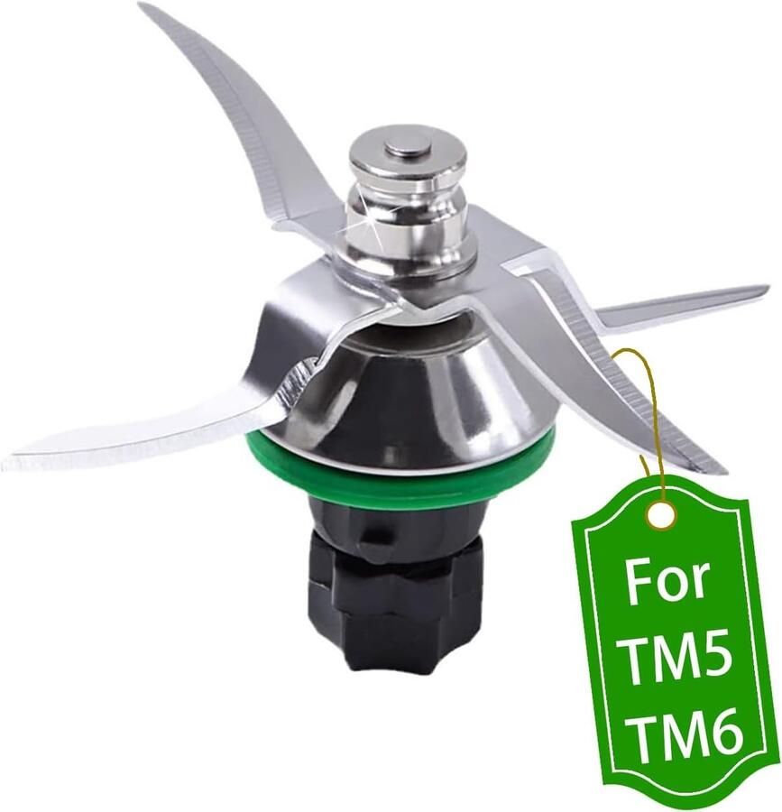 Blender mes voor Thermomix TM5 TM6 roestvrij staal vervangend mes eenvoudig te vervangen ShopVlot