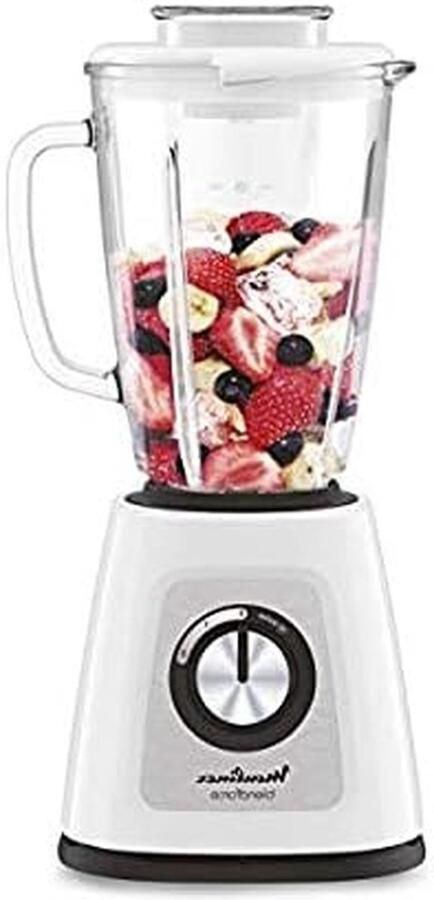 Blender met kan Keukenmixer Smoothies maken Automatisch vergrendelingssysteem 175L kan Wit