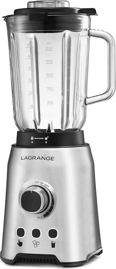 Blender met kan Keukenmixer Smoothies maken Hittebestendige glazen kom 2 Liter capaciteit Roestvrij staal - Foto 1