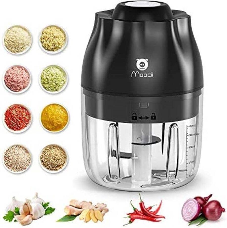 BLENDER Mini groenteschaaf elektrische hakmolen 250ml