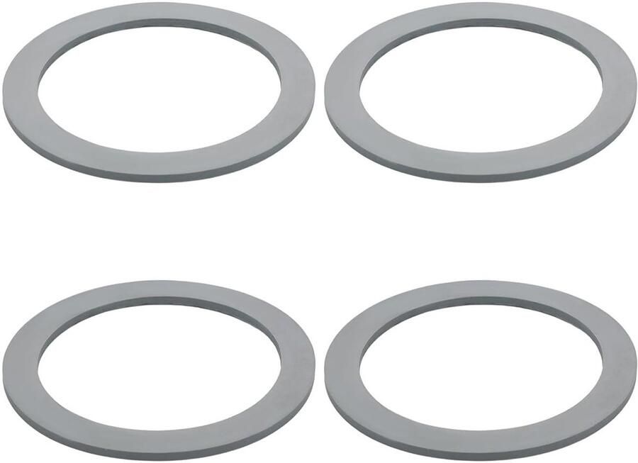 Blender O-Ring Vervangingsset van 4 Stuks Rubber Grijs Goede Afdichting Geschikt voor Blender Modellen