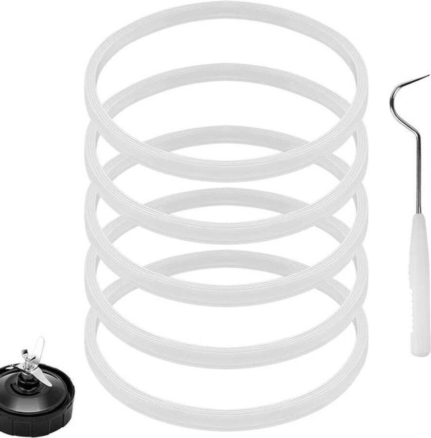 Blender Onderdelen Vervangende Pakkingen Deksel Wisselgereedschap Compatibel Wit Voor BL660 BL770 BL663 BL740 5 stuks