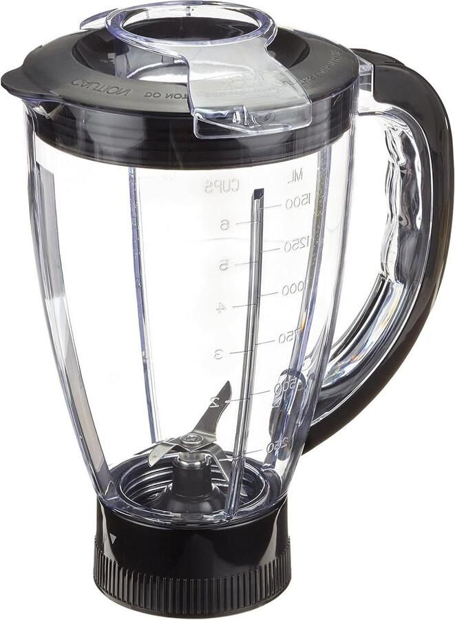 Blender Opzetstuk Keukenmachine Accessoire Sauzen en Dips Maken BPA-vrij Plastic 0.5 Kilogram Zwart