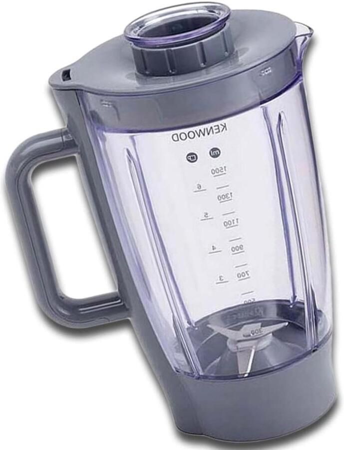 Blender Opzetstuk Mixer Kan Smoothies Maken Acryl Materiaal 1.5 Liter Grijs