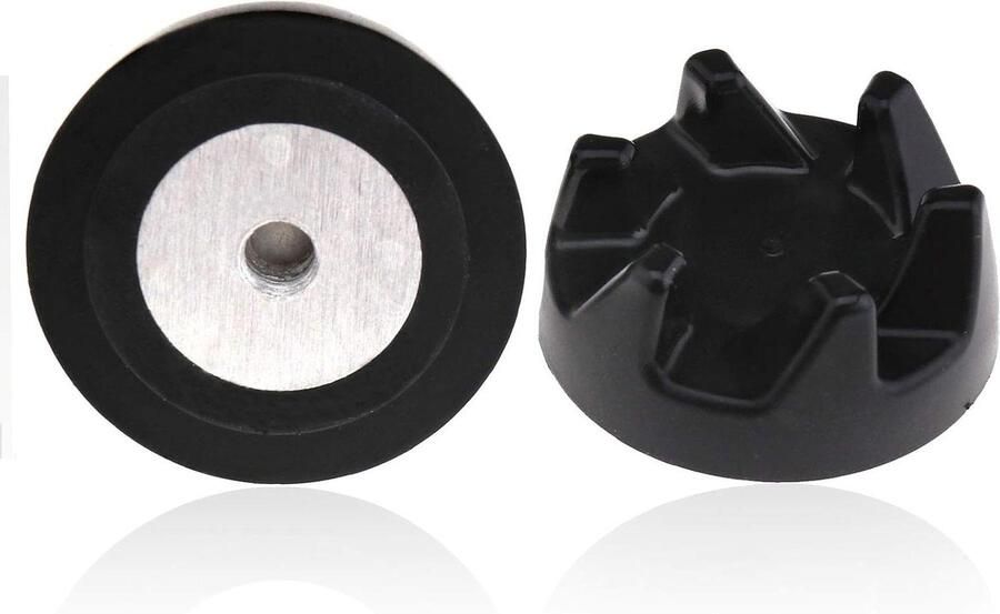 Blender Rubber Koppeling Reserveonderdeel Blender Apparaat Repareren Aluminium Behuizing 36 mm Zwart