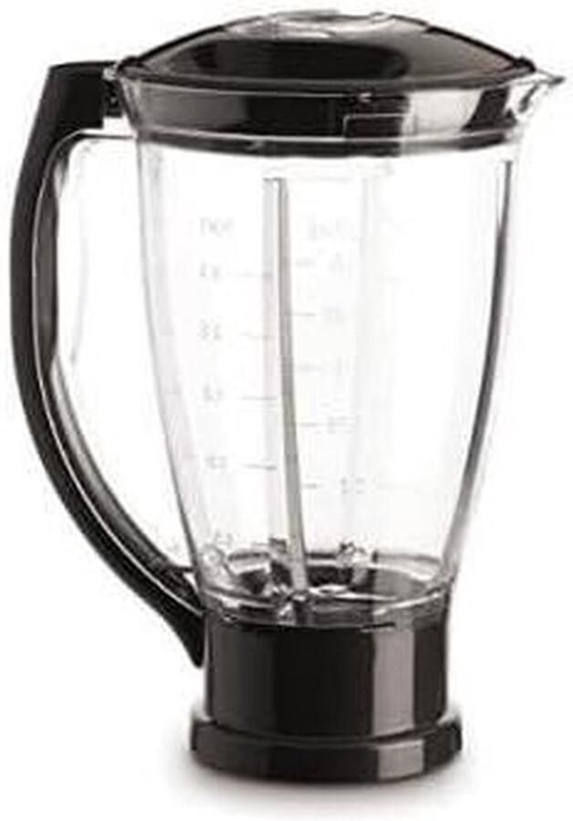 Blender Schaal Keukenmachine Kom Mixen Ingrediënten Vaatwasserbestendig 1.5 Liter Zwart