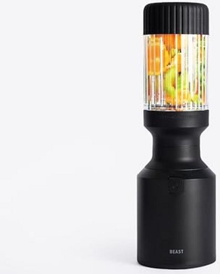 Krachtige Blender Smoothie Maker Gezonde Drankjes Maken To-Go Functionaliteit 640 ml Zwart