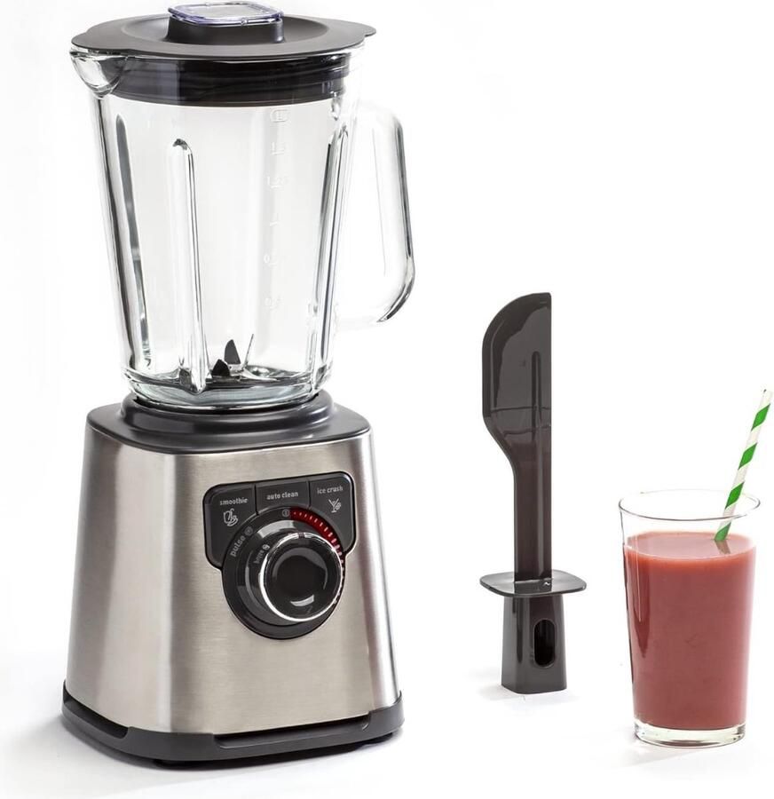 Multifunctionele Blender 4in1 Smootie Maker To Go 1 Liter Kan & 2x600ml Drinkfles Koffiemolen 1050W Antislipvoeten - Foto 3