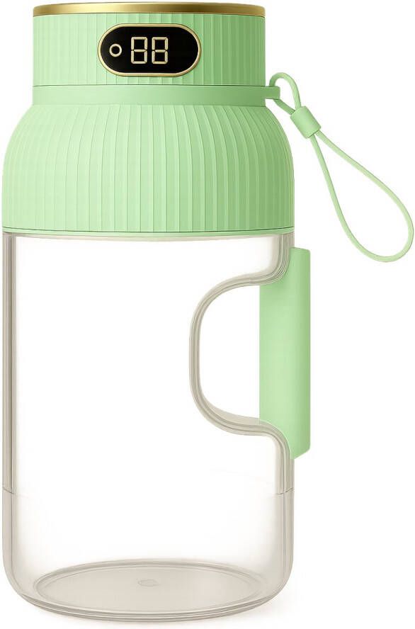 Blender To Go Smoothie Maker Roze Oplaadbare Mini Blender Smoothies & Shakes Draadloos & Draagbaar Fruit Mixer USB Oplaadbaar 1.5L